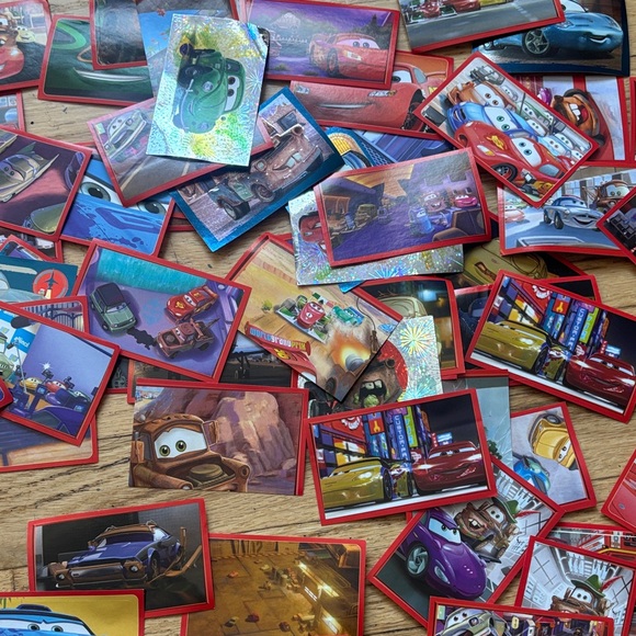 Disney | Toys | Disney Cars Trading Cards With Red Borders | Poshmark